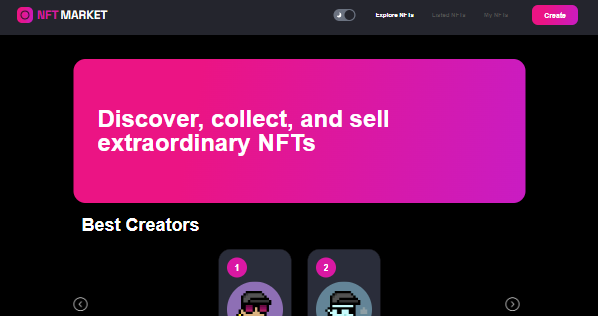 NFTMarket - A Web3 NFT Marketplace